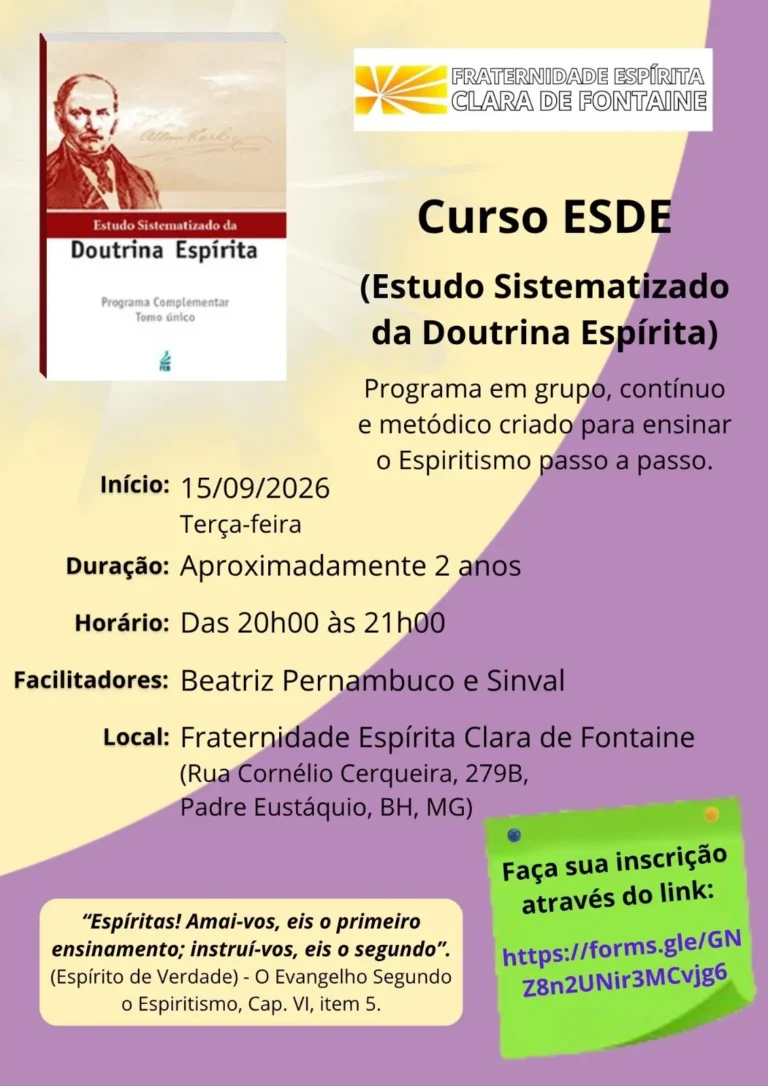 Estudo Sistematizado da Doutrina Espírita